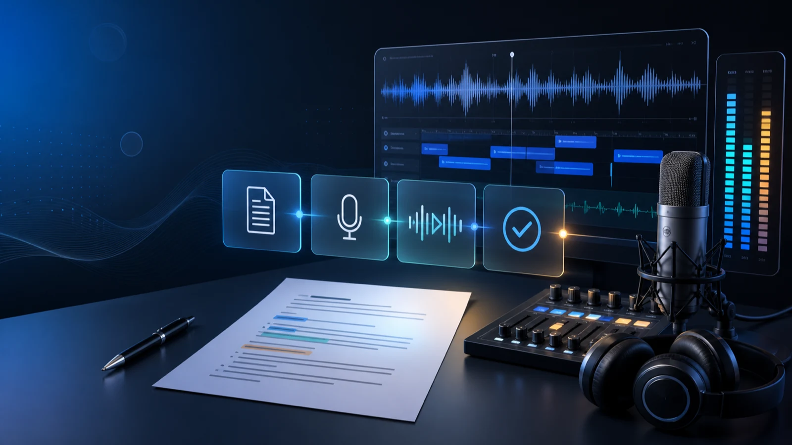 AI Voice Generator Workflow: Approve the Hard Line First